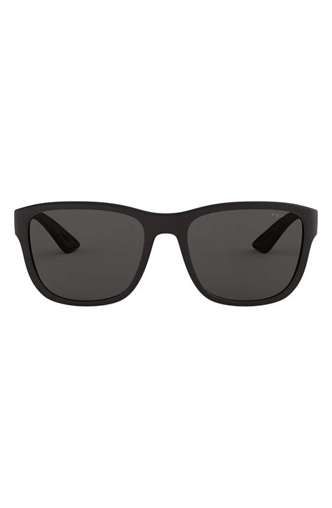 prada 55mm rectangle sunglasses|prada rectangular sunglasses.